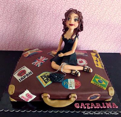 I love travel - Cake by Cake Your Dream