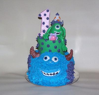 Monster Inc cake - Cake by The Custom Piece of Cake