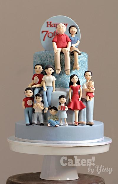 2-in-1 Family /Frozen cake - Cake by Cakes! by Ying