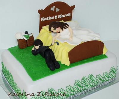 humorous wedding cake - Cake by katarina139