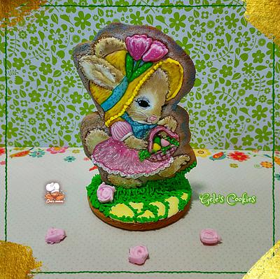 Sweet easter bunny 🐰❤ - Cake by Gele's Cookies