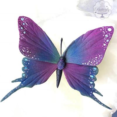 Sugar butterfly - Cake by Butterfly Cakes and Bakes