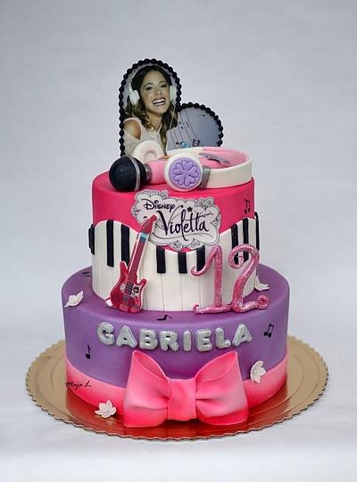 Violetta cake - Cake by majalaska