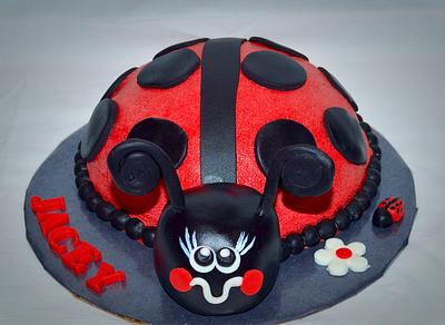 Ladybug Smash Cake - Cake by Rita's Cakes
