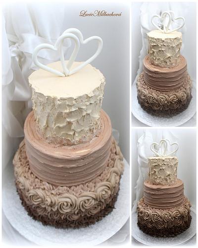 Wedding cake - Cake by Lucie Milbachová (Czech rep.)