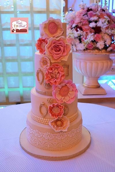 Floral Bliss - Cake by Cakewalkuae