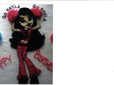 Bratz cake in buttercream - Cake by CC's Creative Cakes and more...