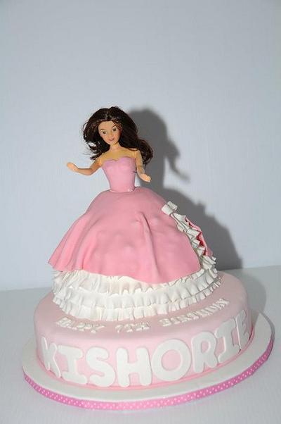 2 tier Doll Cake - Cake by Saranya Thineshkanth