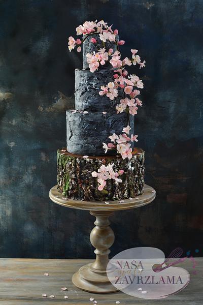 Cherry Blossom Wedding Cake - Cake by Nasa Mala Zavrzlama