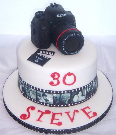 My Brother-in-law's Camera Birthday Cake! - Cake by Kate