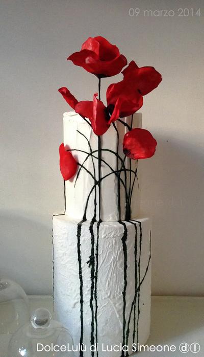 dreaming poppies - Cake by Lucia Simeone