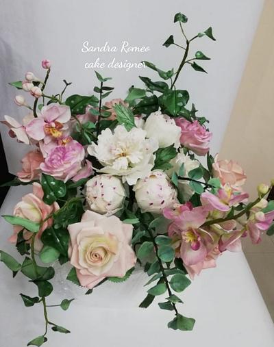 Flowers  - Cake by Sandra Romeo