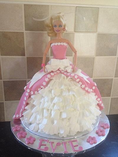Princess doll cake  - Cake by Beverley Burchill 