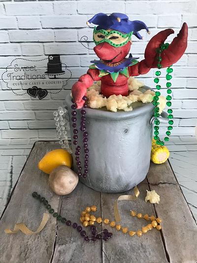 Mardi Gras- Carnival Cakers 2018 - Cake by Sweet Traditions