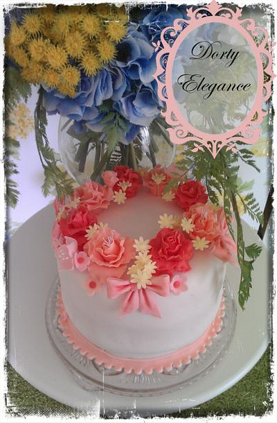 Flowers princess cake - Cake by Dorty Elegance