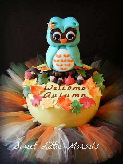 Owl/Autumn Themed Baby Shower Cake - Cake by Stephanie