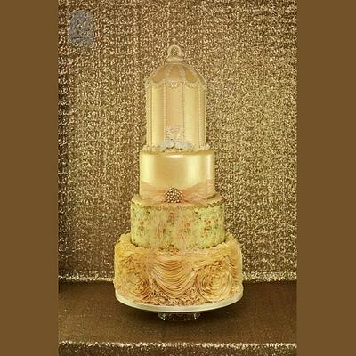 My Champagne Birdcage 2015 design - Cake by UNIQUE CAKES, by Yevnig