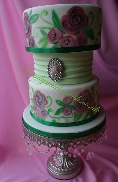 VINTAGE ROSES CAKE - Cake by Emilyrose