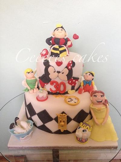 Disney cake - Cake by Rochelle