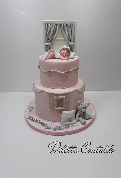 Christening - Cake by Diletta Contaldo