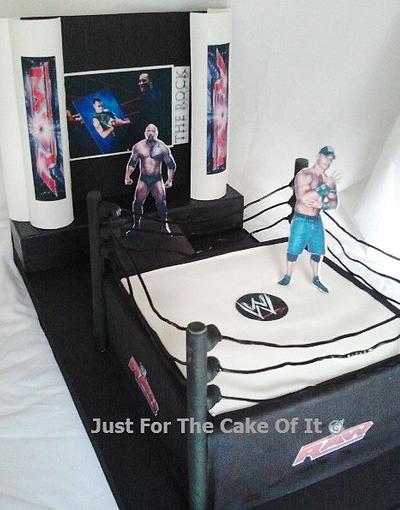 WWE wrestling cake - Cake by Nicole - Just For The Cake Of It