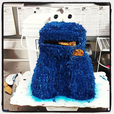 Cookie Monster - Cake by Bree