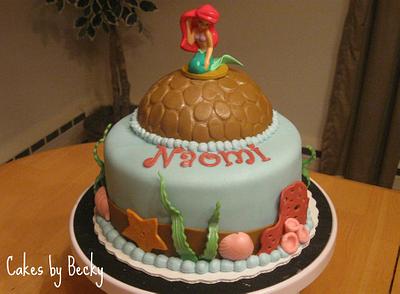 Little Mermaid Birthday Cake - Cake by Becky Pendergraft