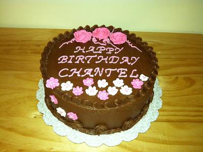 Chocolate Birthday cake - Cake by Kimberly