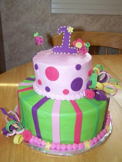 Ladybug Birthday!! - Cake by brandy818