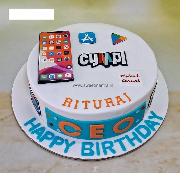 Customised cake for Company CEO birthday