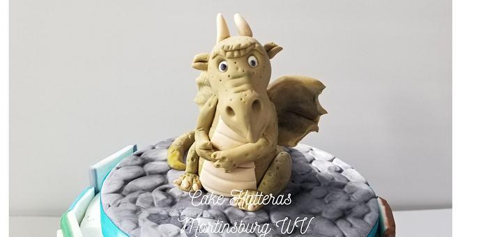 Dealing with Dragons Birthday Cake
