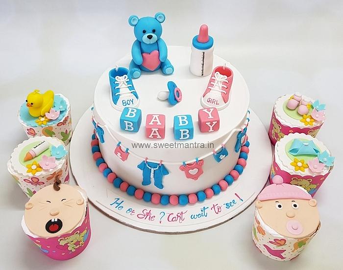 Boy or Girl Baby Shower cake