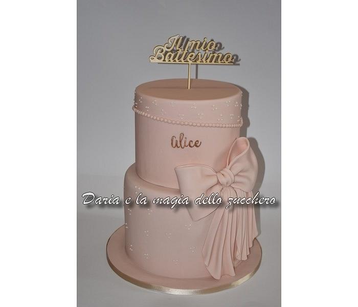 Alice's baptism cake