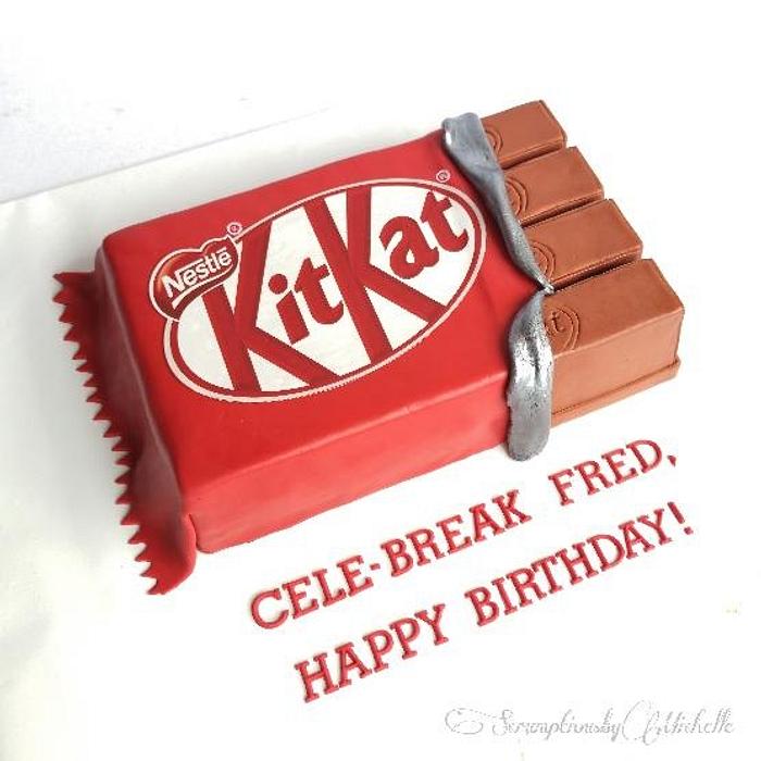 Kit Kat cake