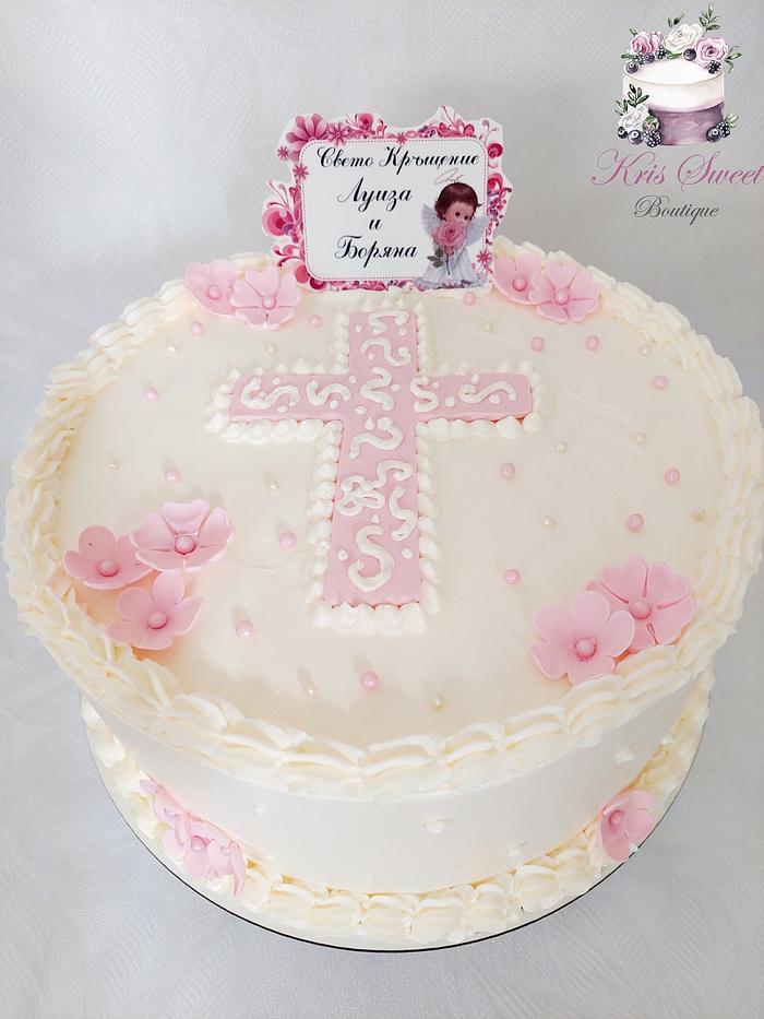 Christening cake