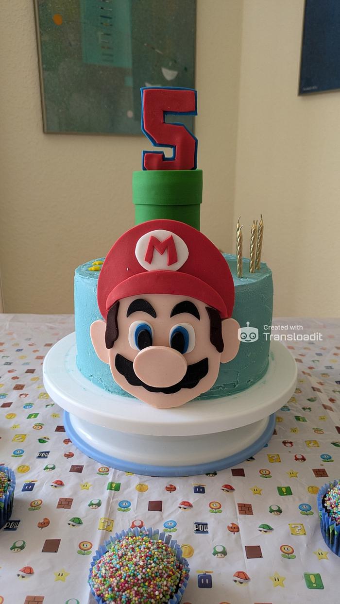 Super Mario cake
