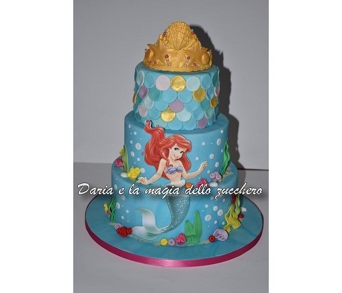 Little Mermaid cake