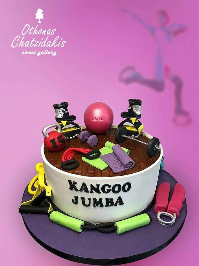 Kangoo gym cake