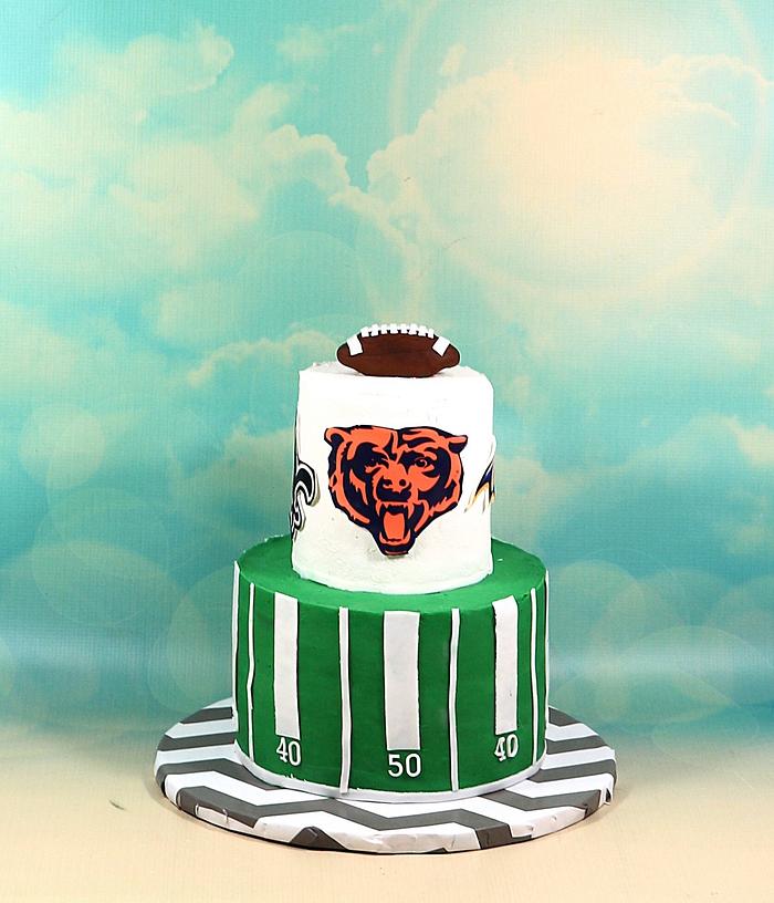 Chicago bears cake