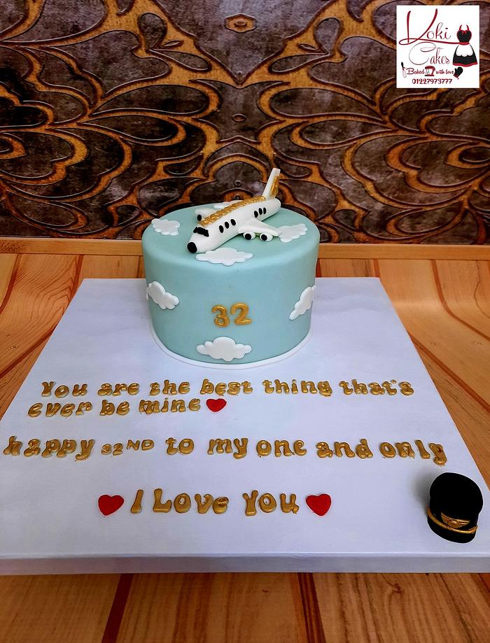 "Message of Love cake"