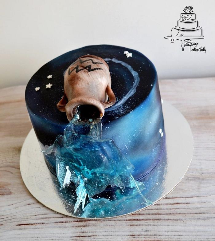 Aquarius cake