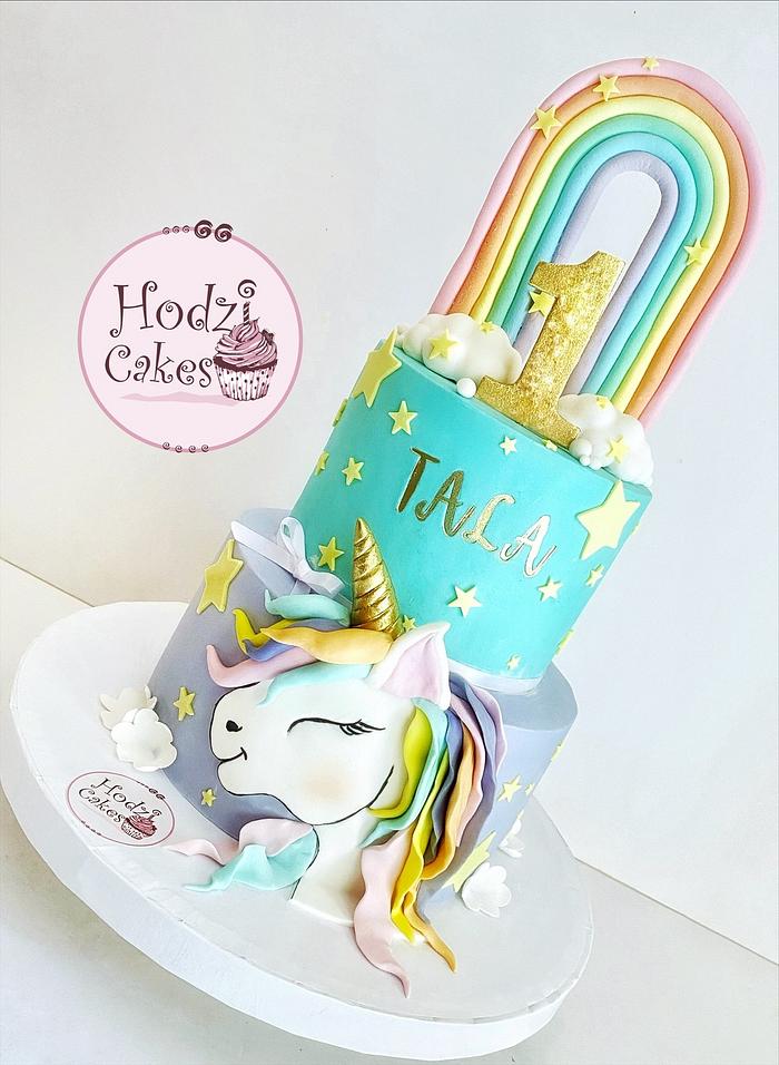 Unicorn Cake 🦄💜💖
