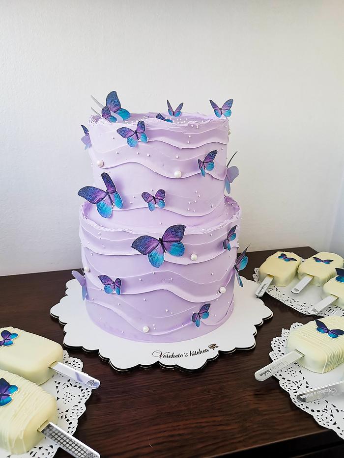 Butterfly cake 