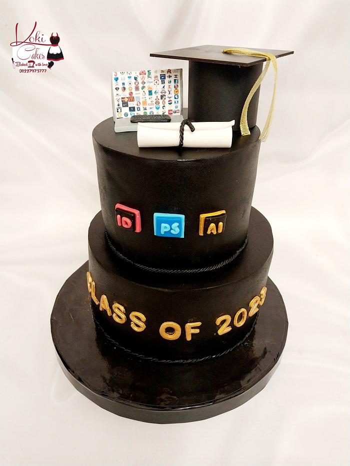 “Graduation cake” - Decorated Cake by Noha Sami - CakesDecor