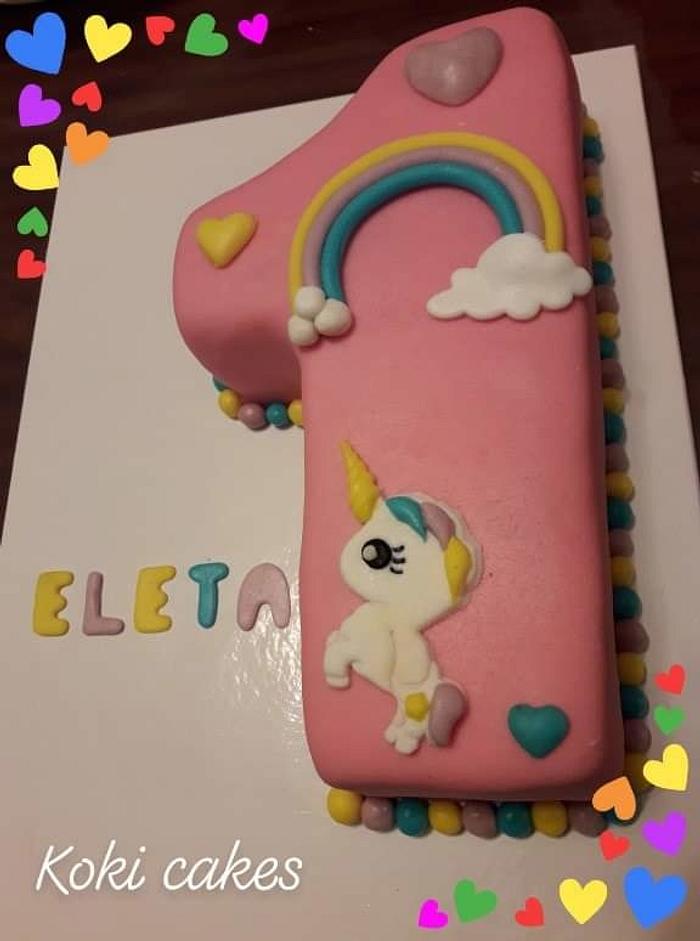 Little Unicorn cake