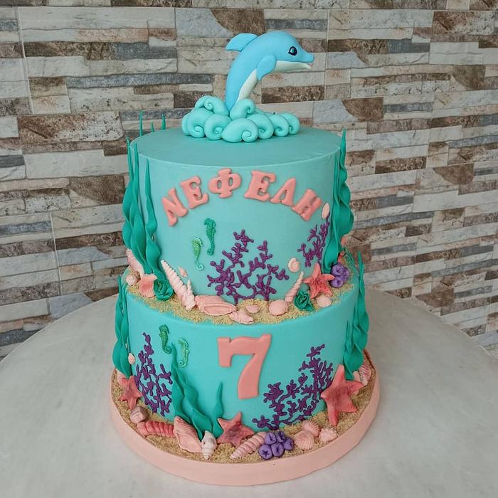 Dolphin cake