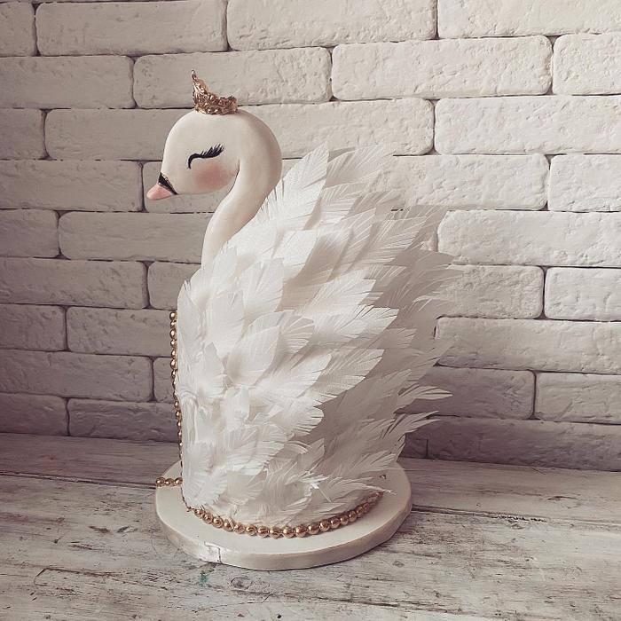 Swan cake
