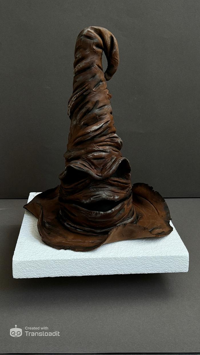 A 3D Sorting Hat cake