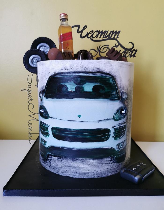 Porsche Cayenne cake