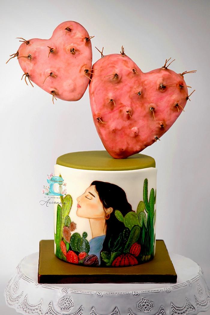 LoveCactus Cake